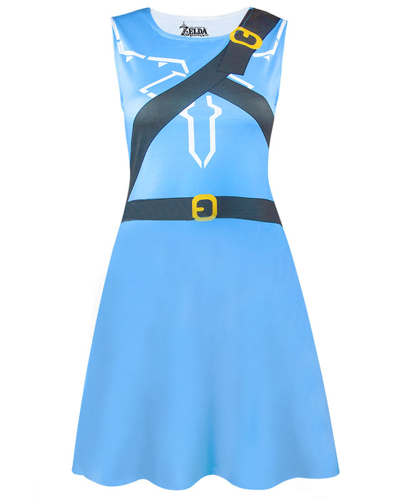 The Legend Of Zelda Breath Of The Wild Women's Costume Dress Ladies Fa — Vanilla Underground
