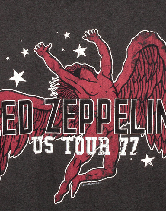 Amplified Led Zeppelin Icarus Tour 77 Women's Cropped T-Shirt