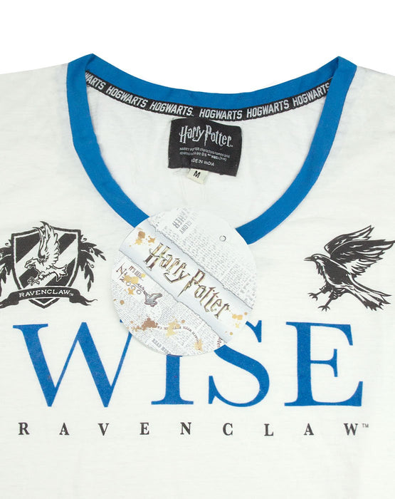Harry Potter Ravenclaw Wise Womens/Ladies Varsity T-Shirt Sizes S-XL