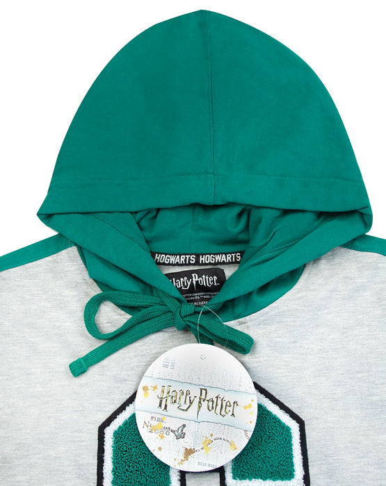 Harry Potter Hogwarts Slytherin S Patch Logo Premium Hoody/Hoodie