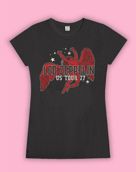 Amplified Led Zeppelin Icarus US 77 Tour Womens T-Shirt