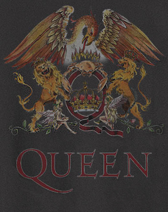Amplified Queen Royal Crest Womens T-Shirt