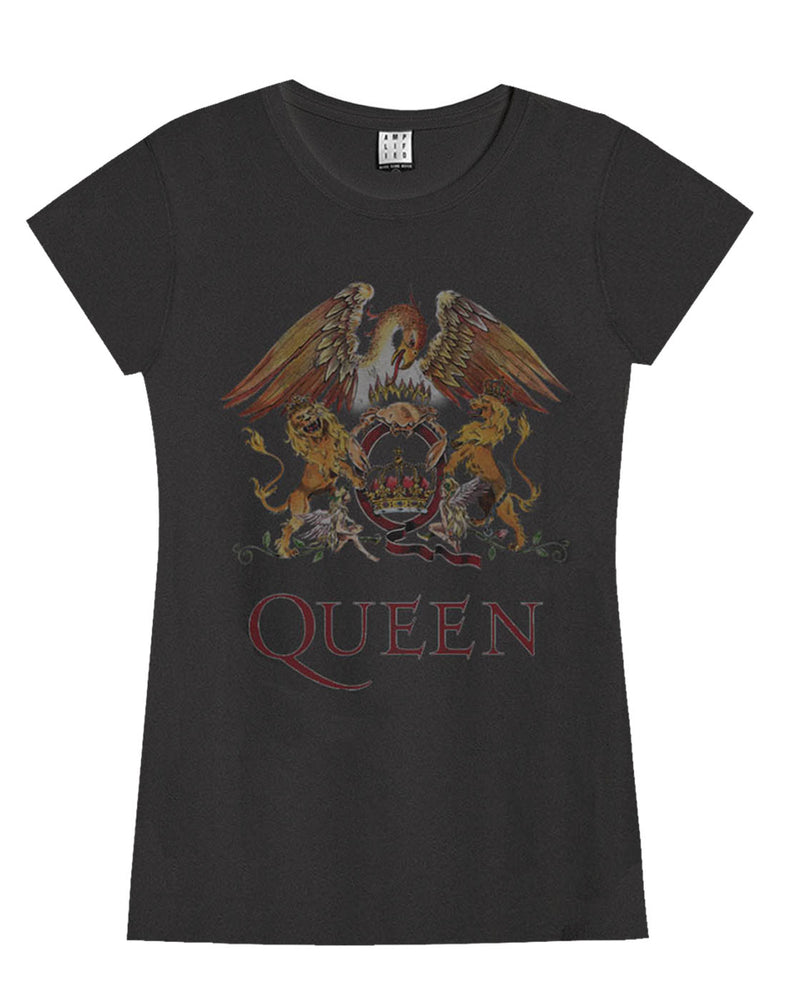 Amplified Queen Royal Crest Womens T-Shirt