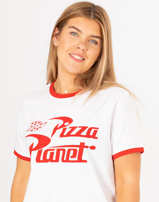Toy Story Pizza Planet Ringer Women's T-Shirt