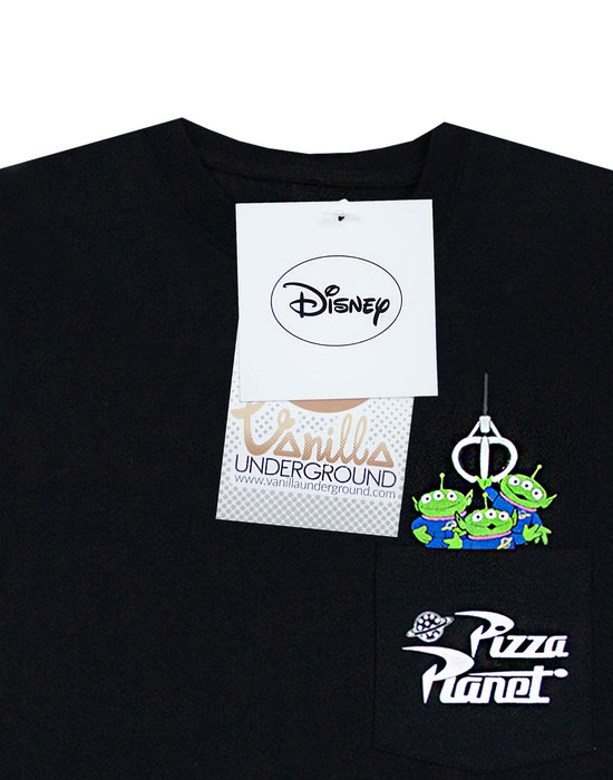 Disney Toy Story Pizza Planet Ringer & The Claw Alien Pocket Women's Multi-pack T-Shirts