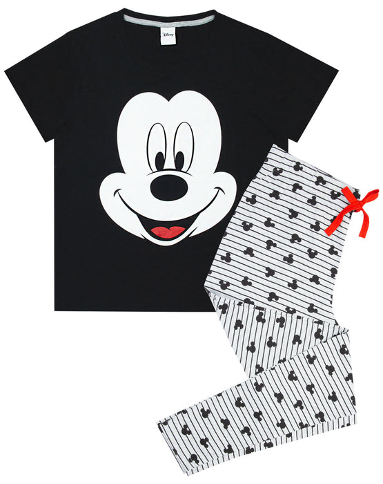 Disney Mickey Mouse Women’s Novelty Character Pyjama Sleep Set 
