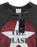 Amplified The Clash Logo Charcoal Women's Ladies Cropped Tee T-Shirt