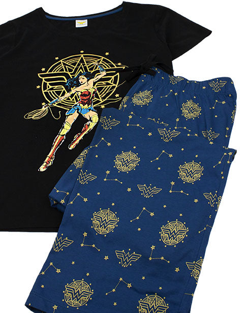 Cotton Pajamas Wonder Women Pj Intimo DC Womens' Vintage Wonder