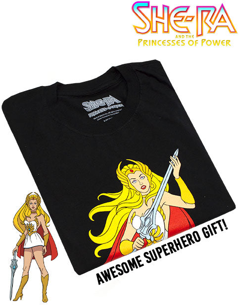 AVAILABLE IN VARIETY OF SIZES SHE-RA TOP - This Adult She-Ra character top comes in sizes; small, medium, large, x-large and xx-large. They come in a regular women's fit and are made for ultimate comfort and are a great idea as a She-Ra birthday present or for any special occasion!