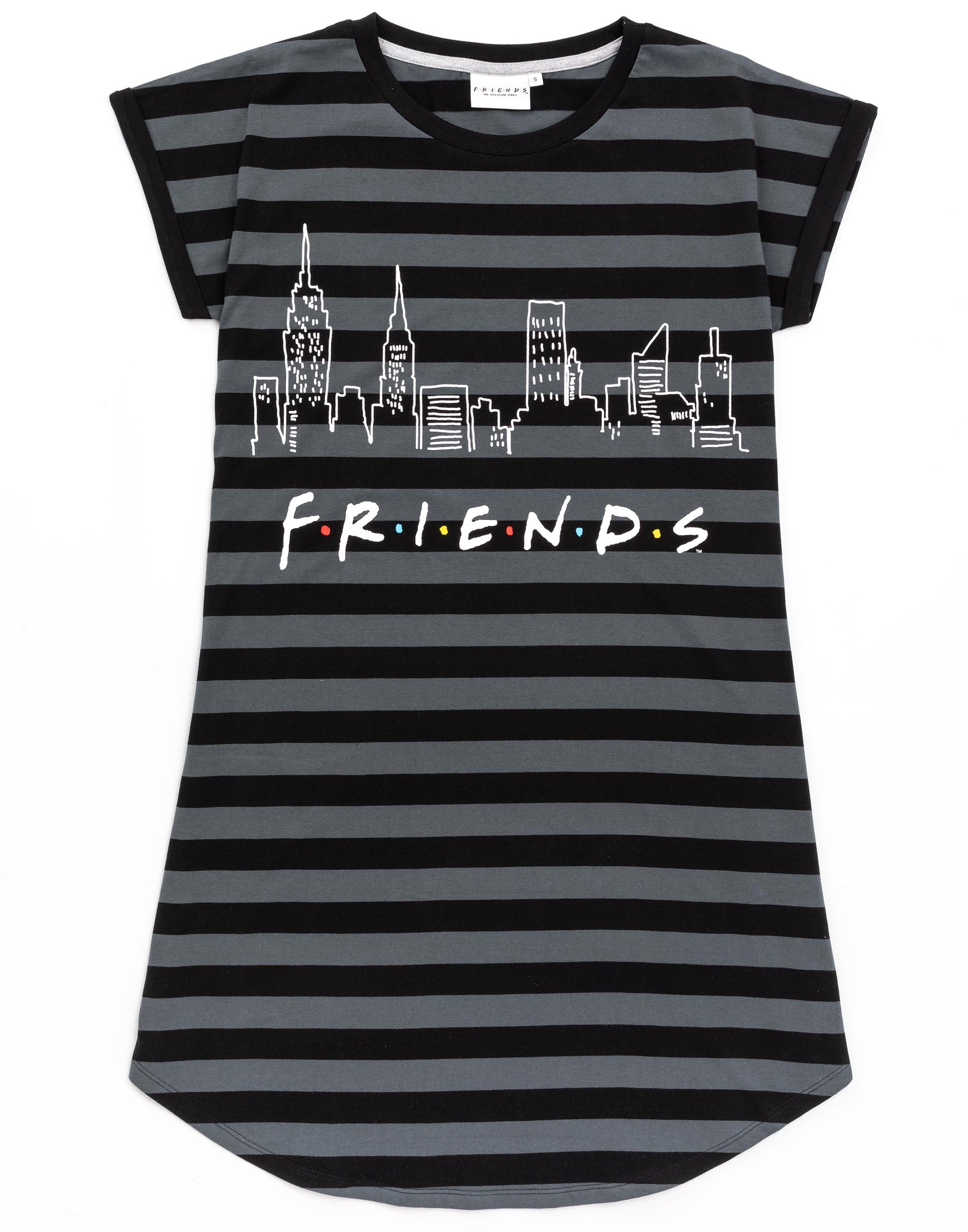 Friends Pyjamas For Womens Striped Night Dress — Vanilla Underground