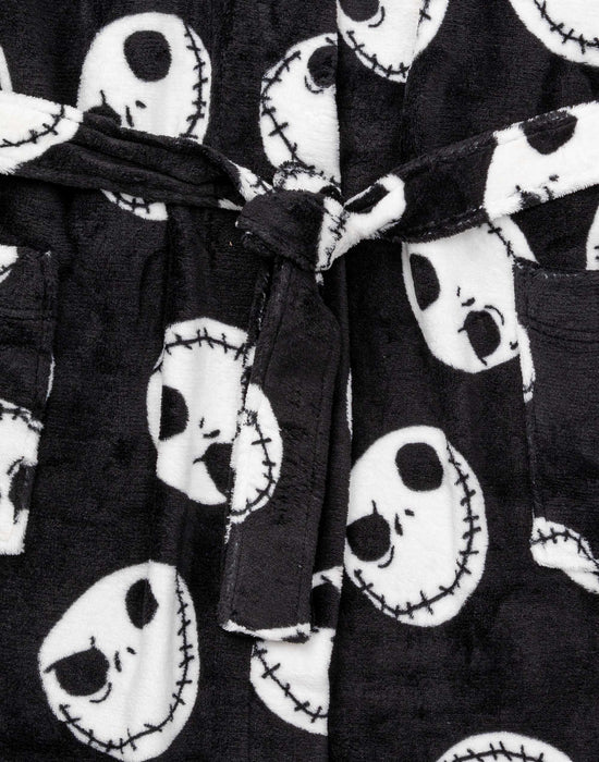 Disney The Nightmare Before Christmas Dressing Gown For Womens - Black
