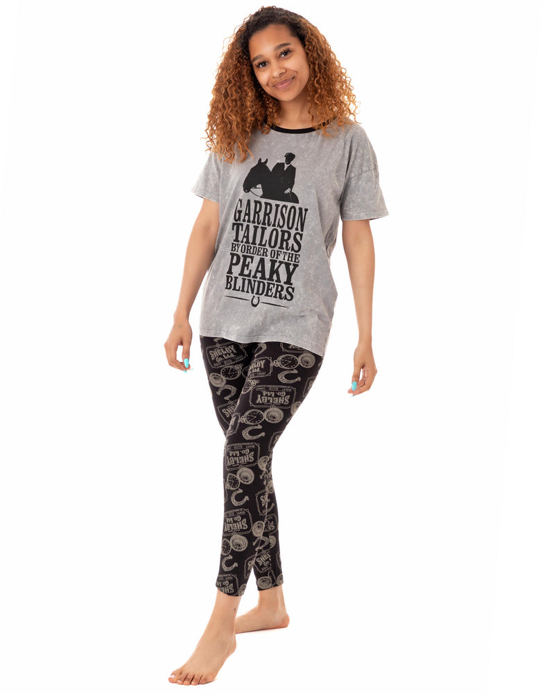 Peaky Blinders Womens Pyjamas - T-Shirt And Leggings Set