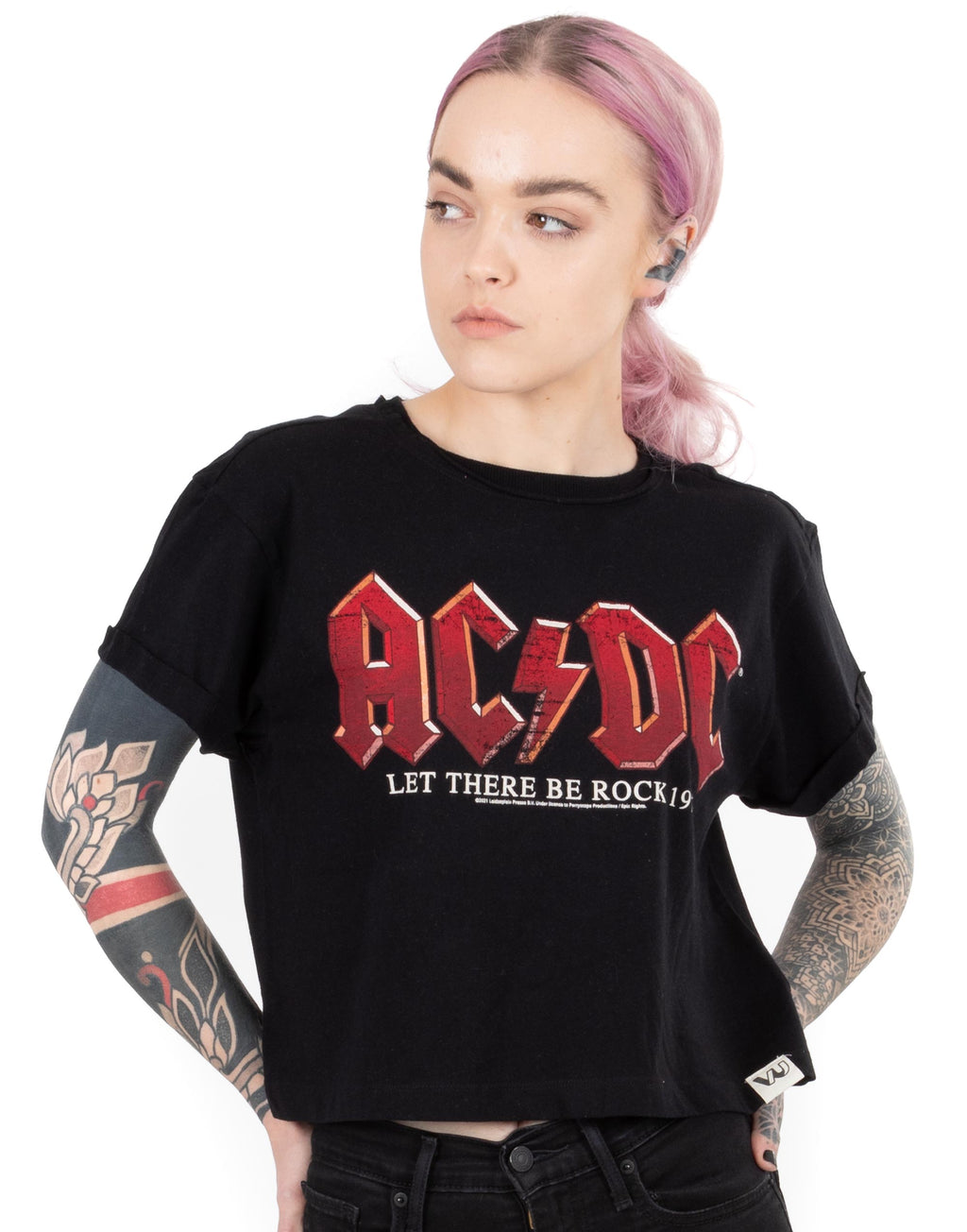 Rock Sax AC/DC Lightning Logo Print Wallet Official Band Merch ...