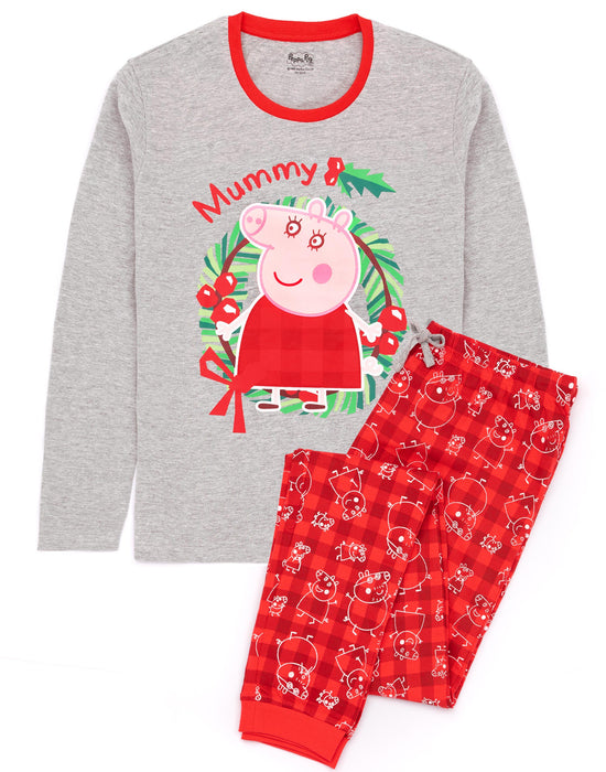 Peppa Pig Matching Family Christmas Pyjamas For Adults Toddlers Kids