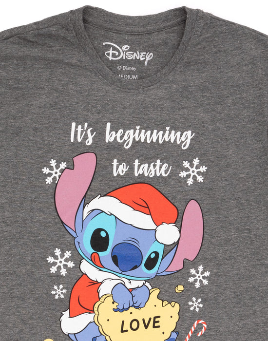 Disney Lilo And Stitch Christmas T-Shirt For Women