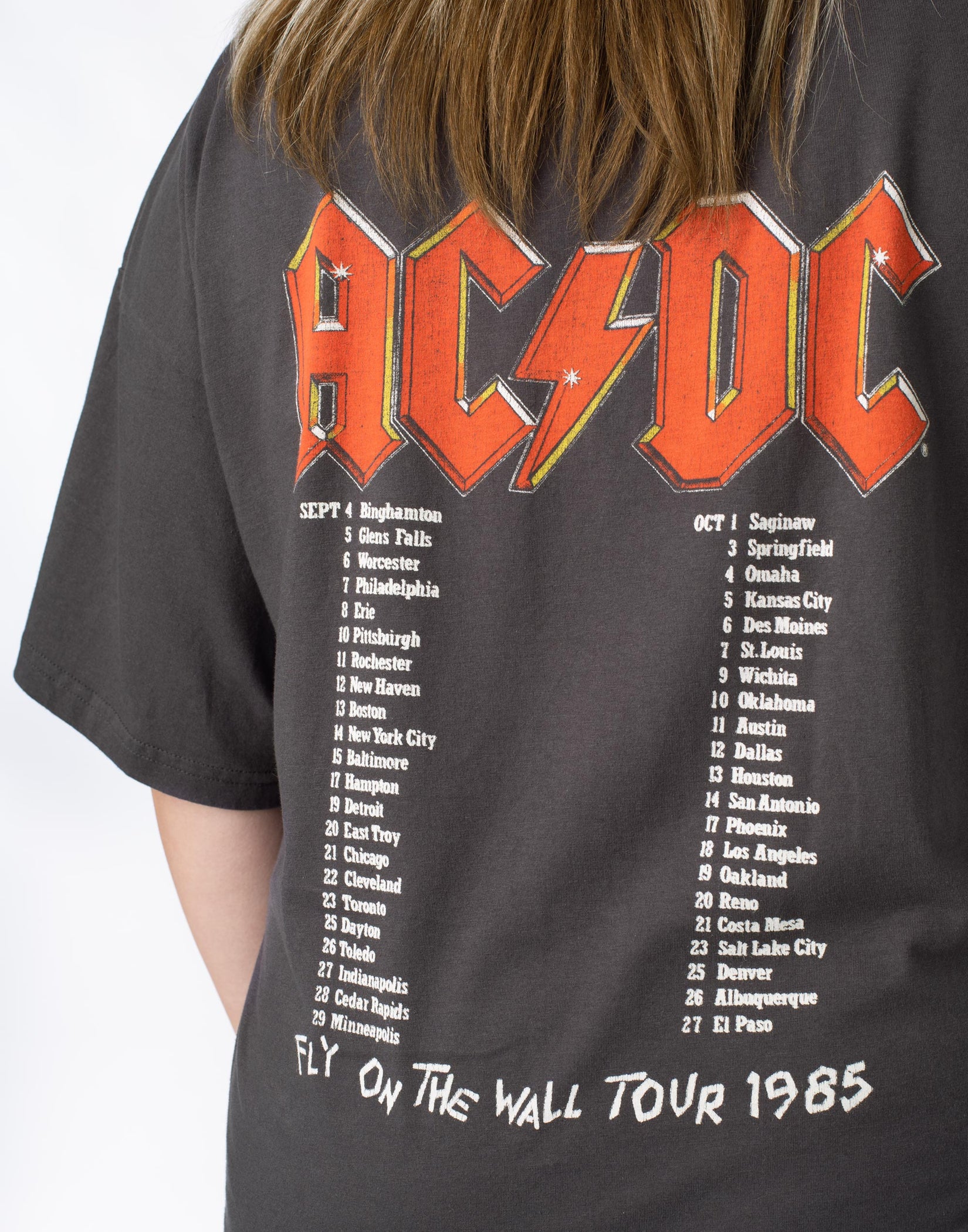 AC/DC Oversized Ladies T-Shirt Dress — Vanilla Underground
