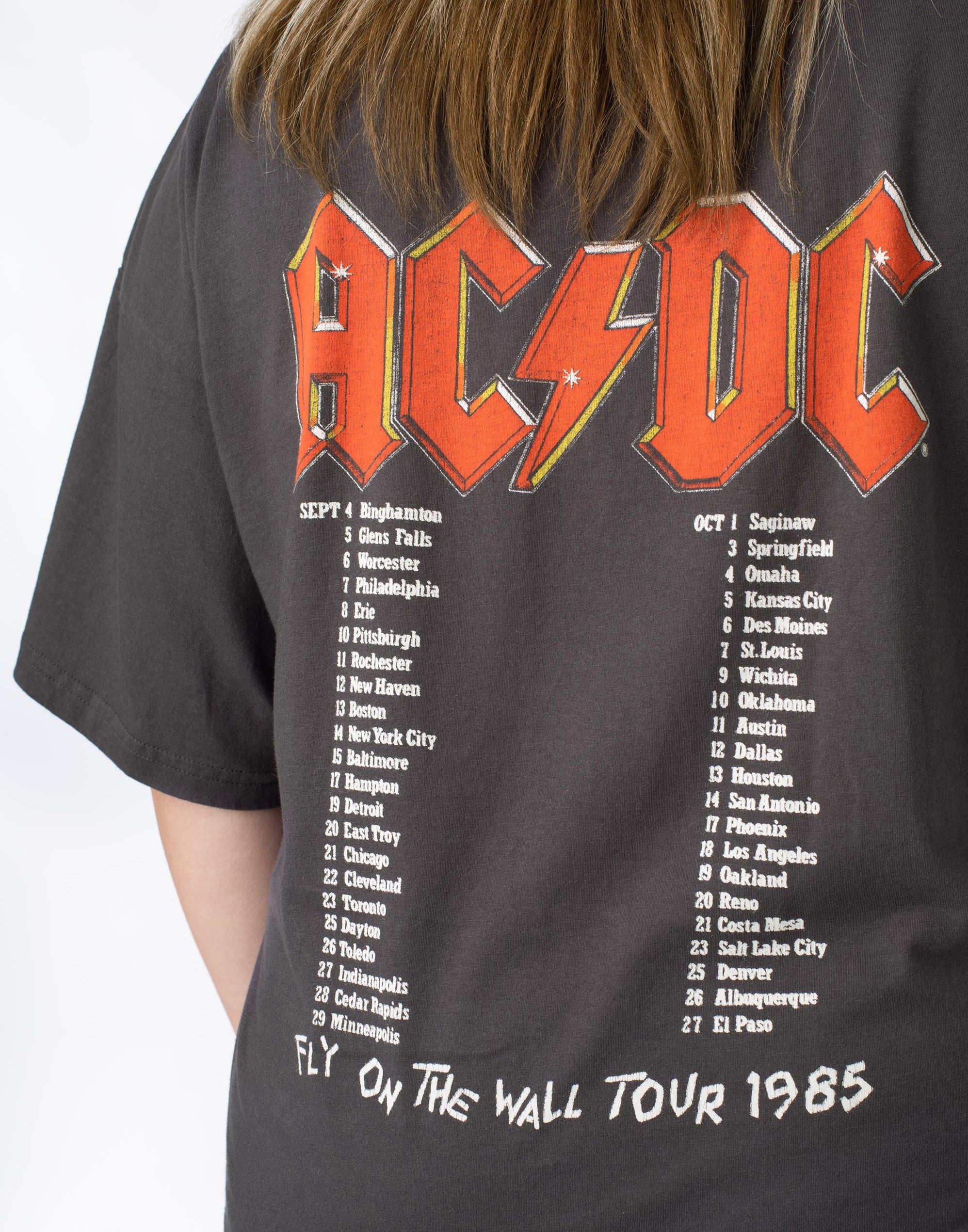 AC/DC Oversized Ladies T-Shirt Dress — Vanilla Underground