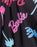 Barbie Ladies Black Logo & Palm Tree Swim Suit