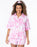 Barbie Ladies Towelling Shirt Shorts And Scrunchie Beach Cover Up Co-Ord