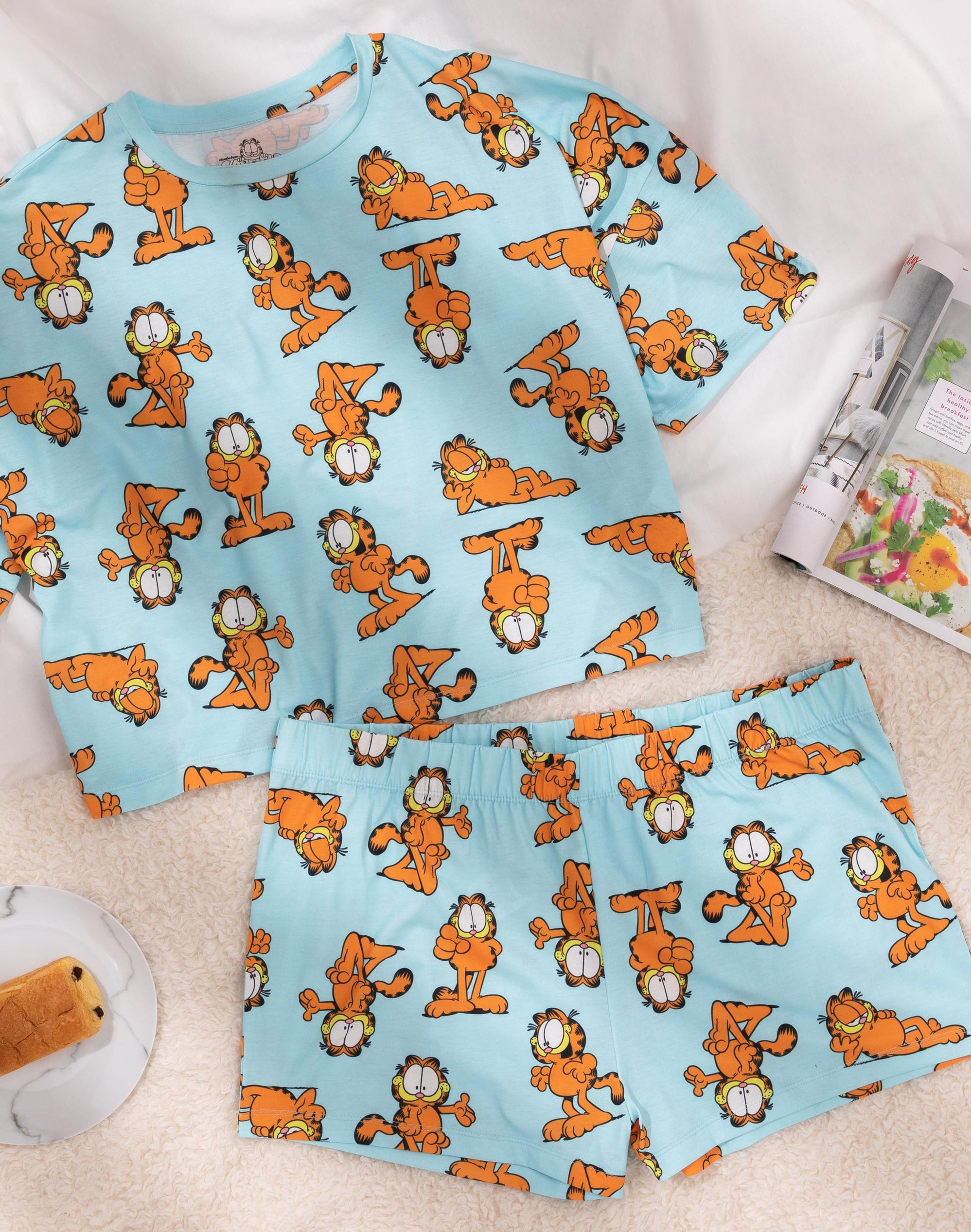 Garfield Pyjamas Garfield Womens Short Pyjamas — Vanilla Underground