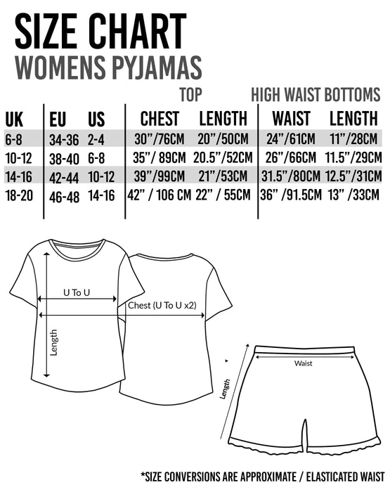 Disney Dumbo Women's Pink All Over Print Top And Shorts Pyjamas Set