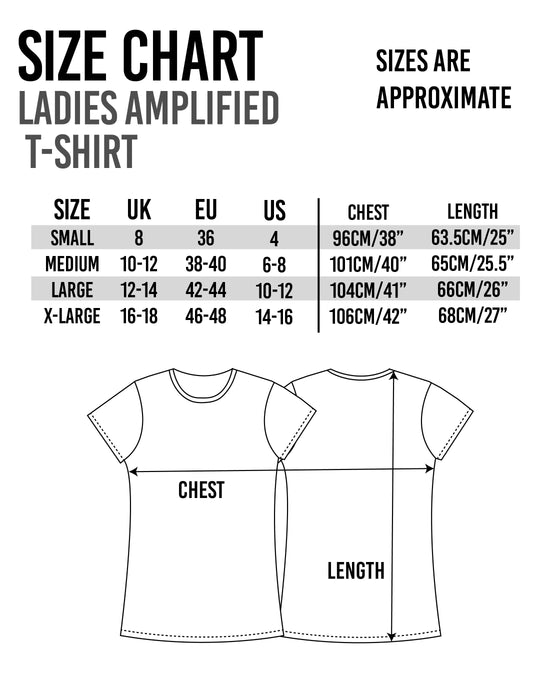 Amplified Queen Royal Crest Womens T-Shirt