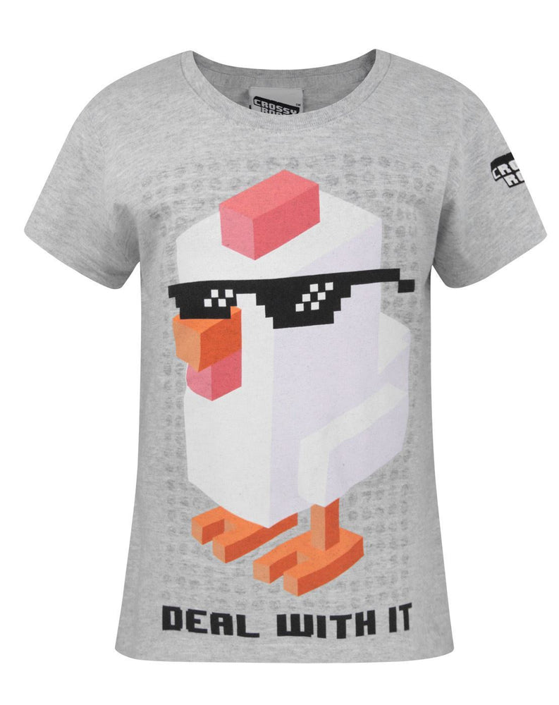 Crossy Road Deal With It Girl's T-Shirt