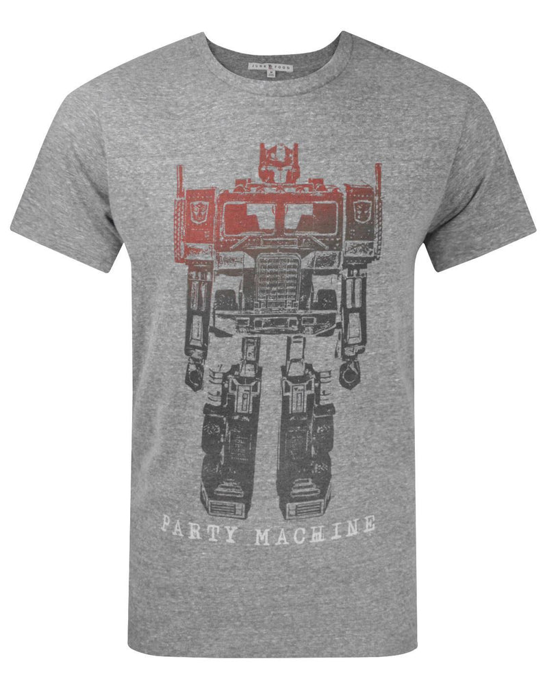 Junk Food Transformers Party Machine Men's T-Shirt