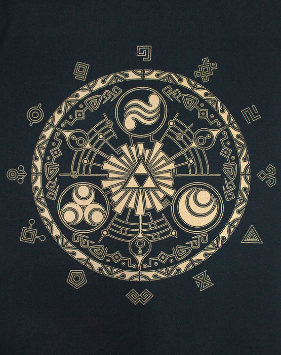 The Legend Of Zelda Runes Men's Black T-Shirt