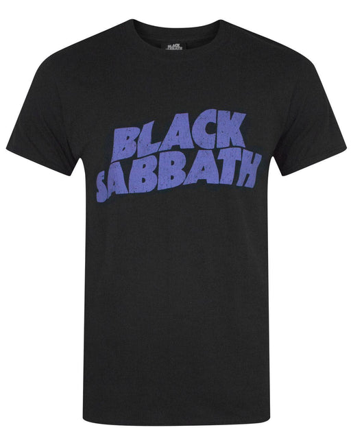 Black Sabbath Wavy Logo Men's T-Shirt