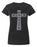 Black Sabbath Cross Logo Women's Diamante T-Shirt