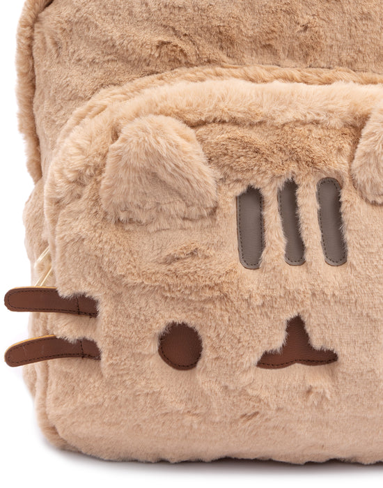 Pusheen 3D Fluffy Fur Cat 16" Rucksack