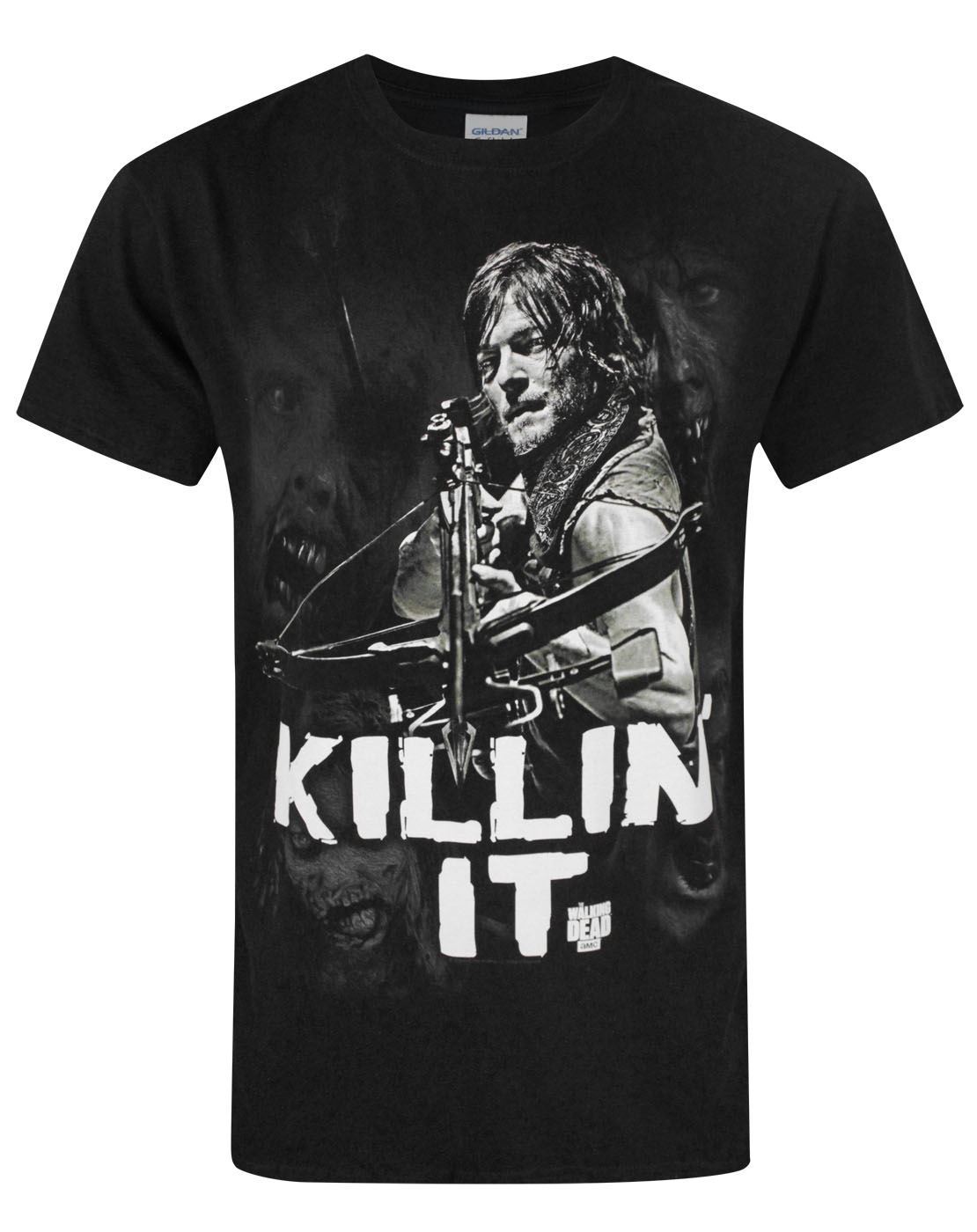 Walking Dead Daryl Killin It Men's T-Shirt — Vanilla Underground
