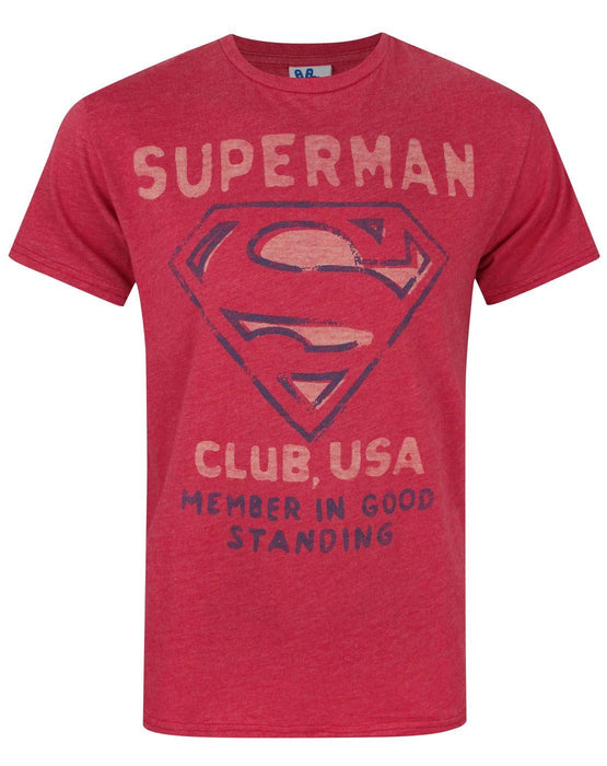 Junk Food Superman Club USA Men's T-Shirt