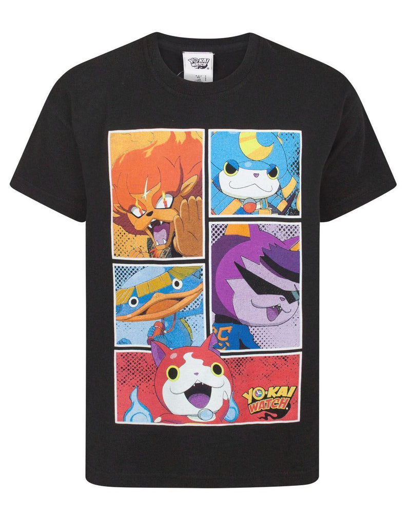 Yo-Kai Watch Character Panels Boy's T-Shirt