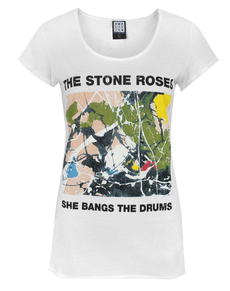 Amplified Stone Roses She Bangs The Drums Women's T-Shirt