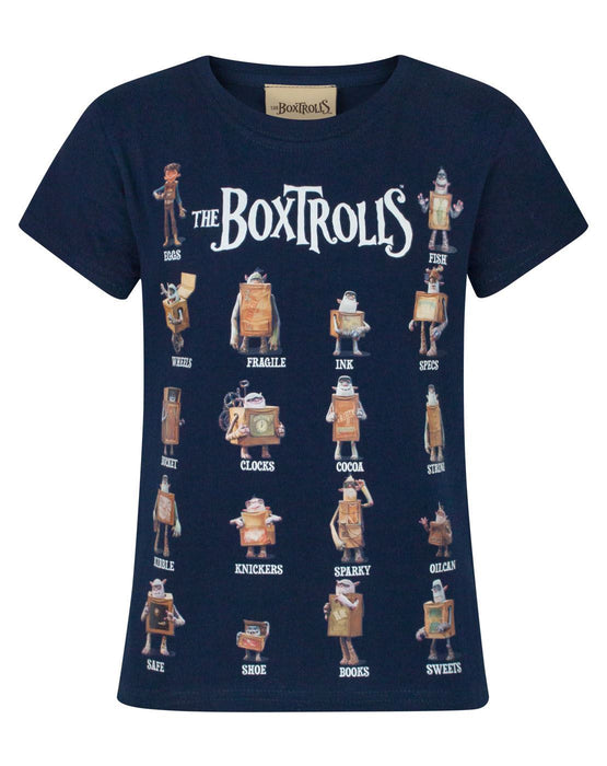 Boxtrolls Characters Girl's T-Shirt