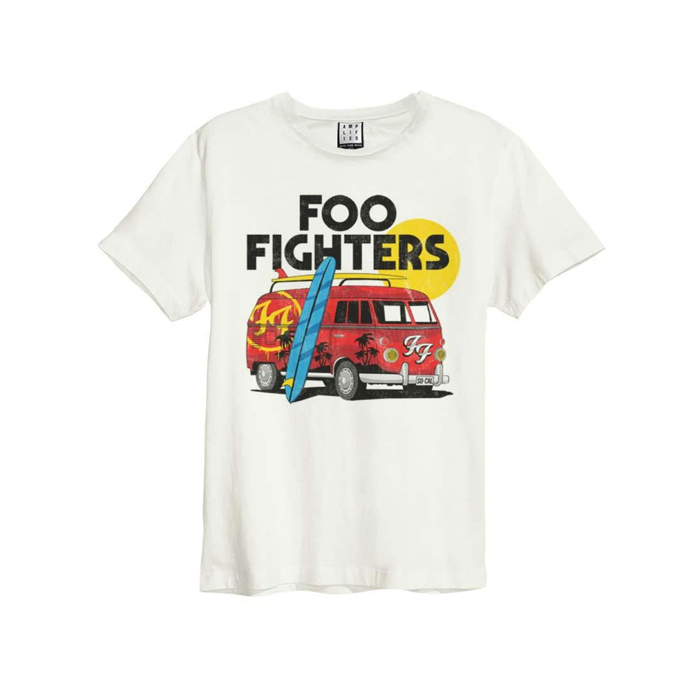 Amplified Foo Fighters Camper Van White Men's T-shirt