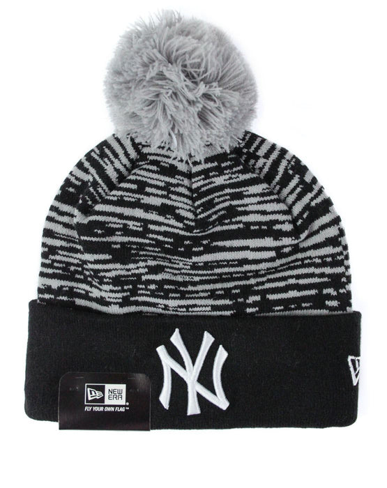 New Era MLB New York Yankees Pattern Crown Knit Hat