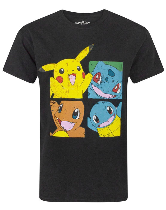 Pokemon Starters Distressed Men's T-Shirt