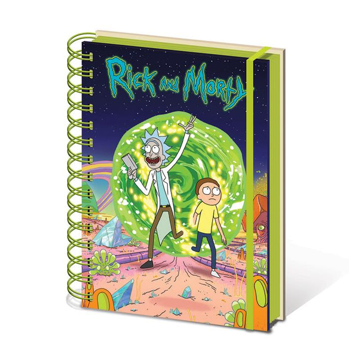 Rick and Morty Portal A5 Notebook