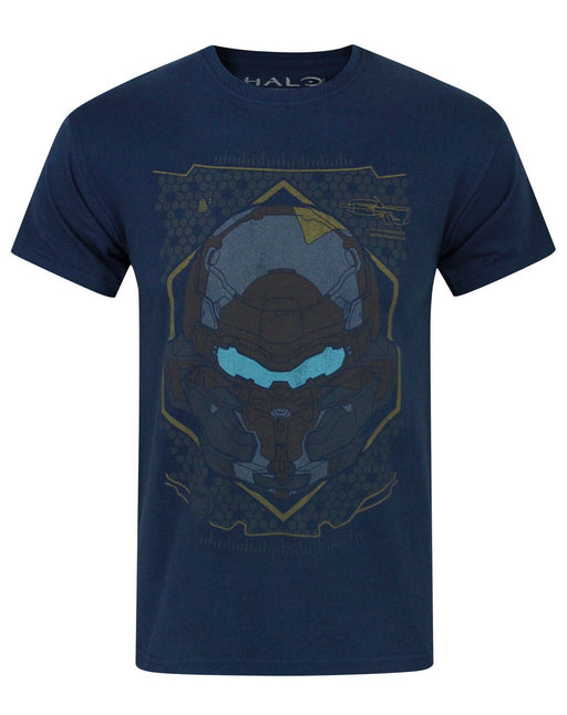 Halo 5 Locke HUD Helmet Navy Boy's T-Shirt