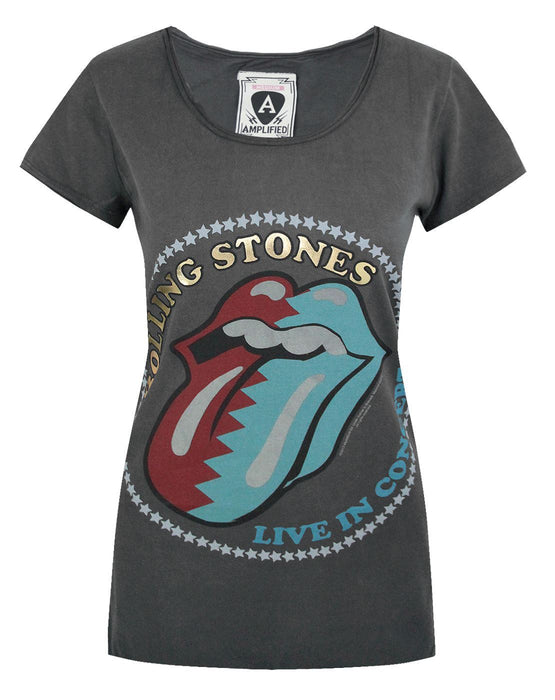 Amplified Rolling Stones Zig Zag Lick Women's T-Shirt