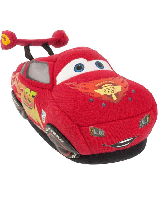 Toddler Boys Disney Cars Slippers Cars Boy's 3D Slippers — Vanilla