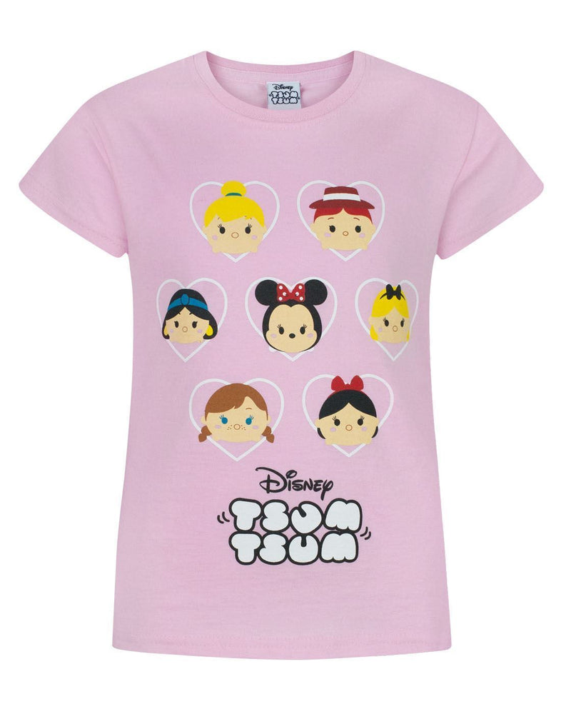 Disney Tsum Tsum Girl's T-Shirt - Pink