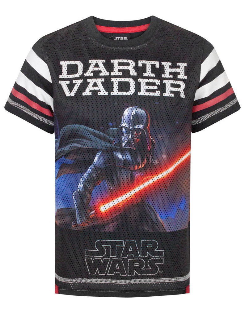 Star Wars Darth Vader Boy's Baseball T-Shirt