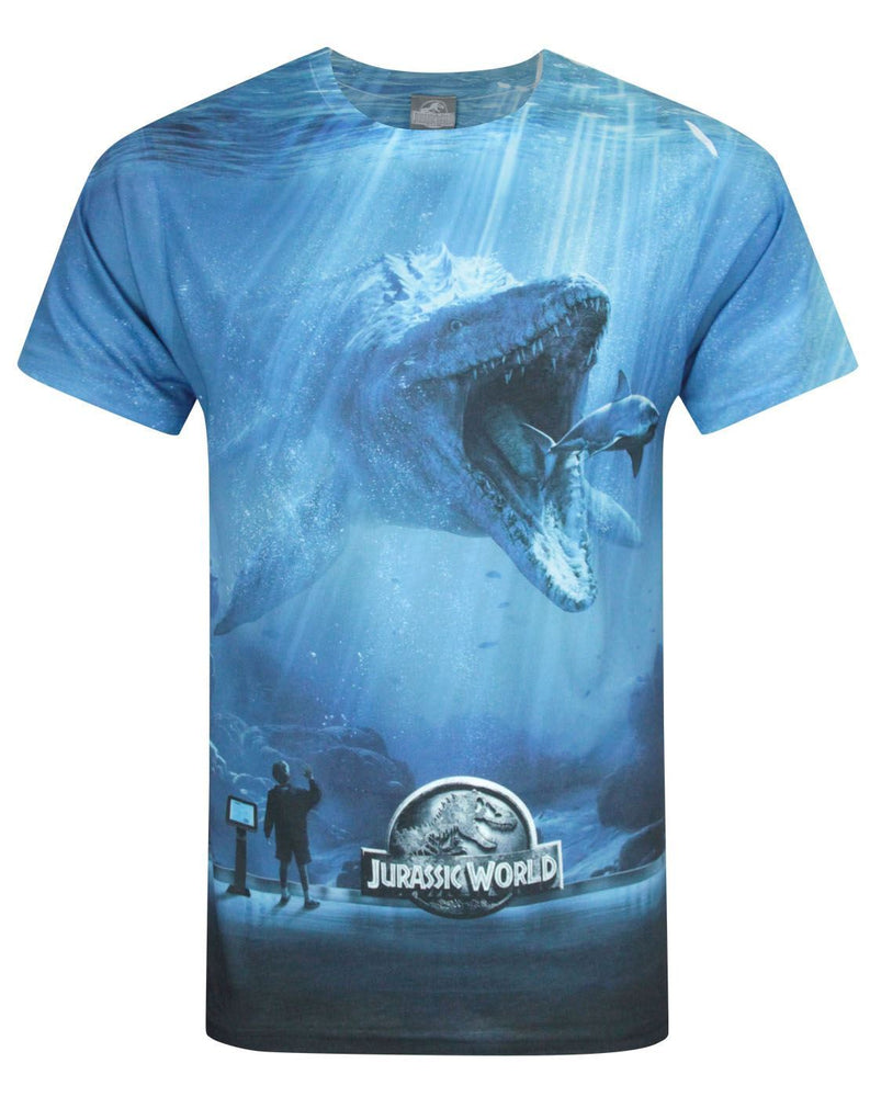 Jurassic World Mosasaurus Sublimation Men's T-Shirt