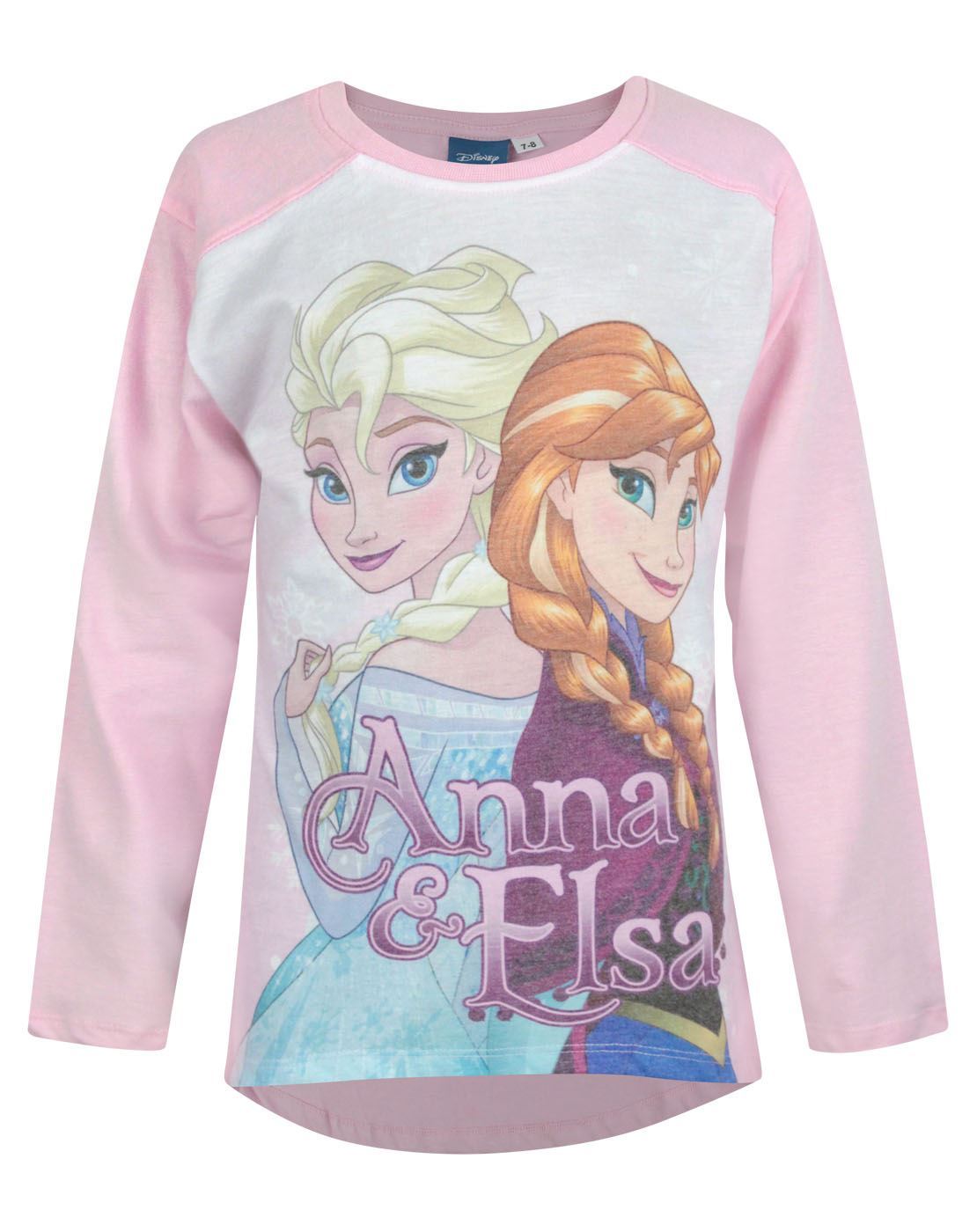 Frozen Anna Elsa Girl's Long Sleeve Top — Vanilla Underground