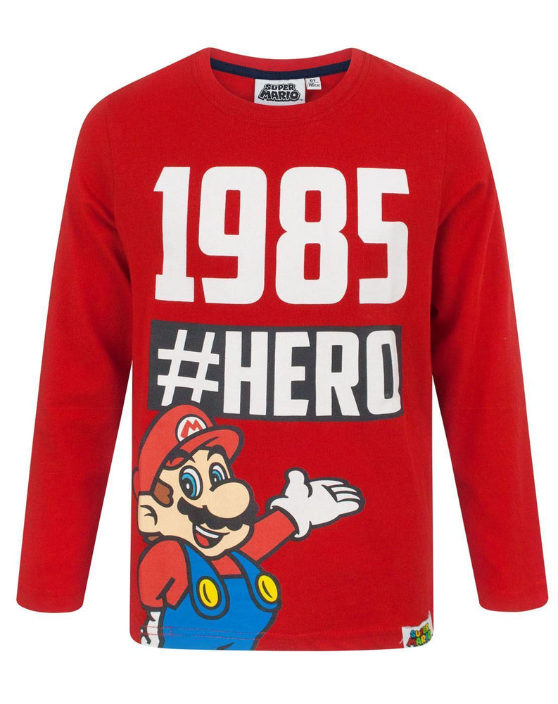 Super Mario Hero Boy's Long Sleeve T-Shirt
