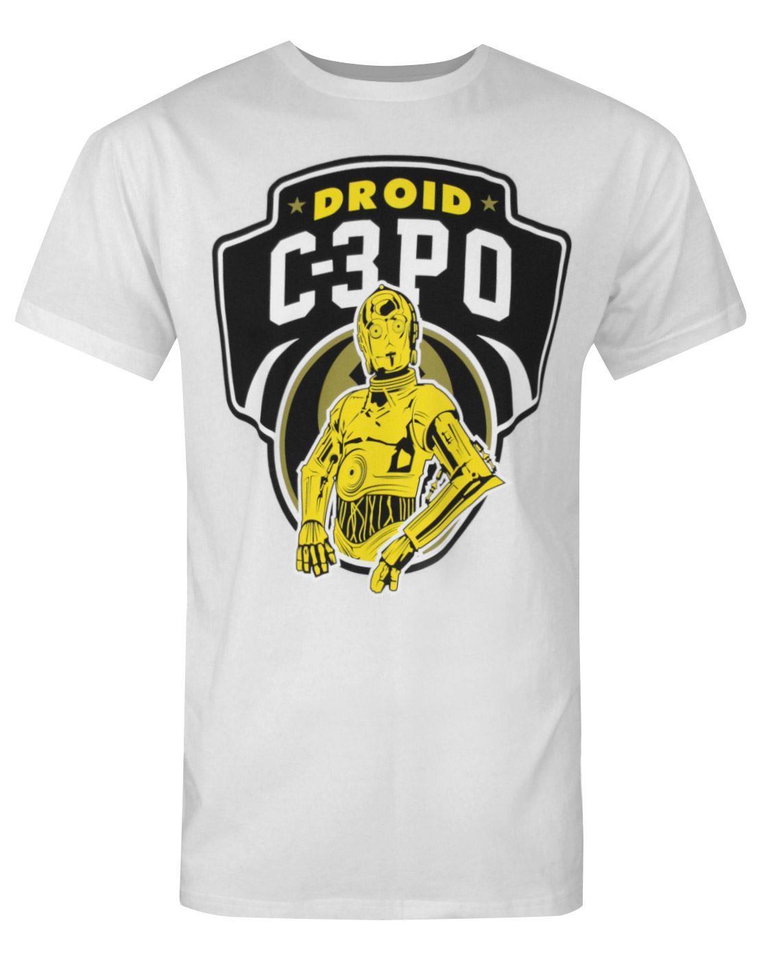 Star Wars C-3PO Droids Men's White T-Shirt — Vanilla Underground